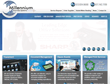 Tablet Screenshot of getmillennium.com